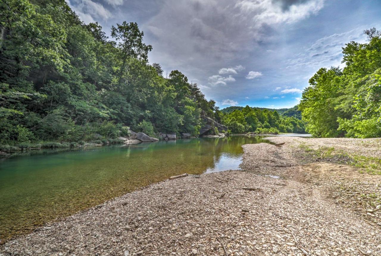 Creekside Hideaway With Fire Pit And Creek Access! Villa Mountain View Eksteriør billede