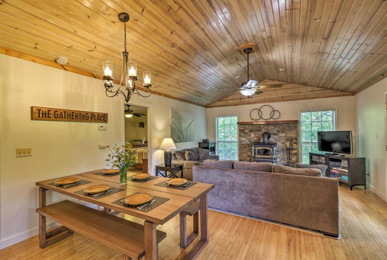 Creekside Hideaway With Fire Pit And Creek Access! Villa Mountain View Eksteriør billede